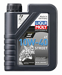 Масло моторное для 4-тактных мотоциклов Liqui Moly Motorbike 4T Street, 10W-40, 1 л, НС-синтетическое